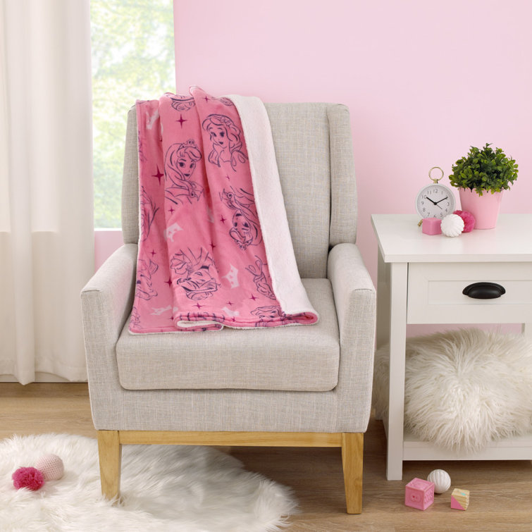 Pink chair throw hot sale